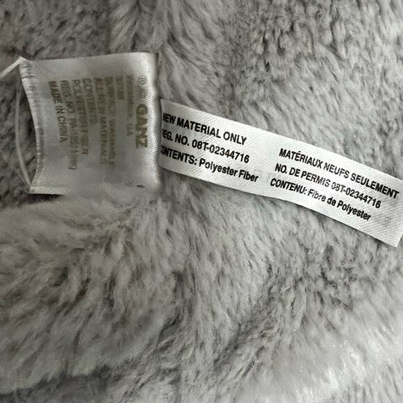 Baby Ganz Emerson Elephant Plush Gray Flat-A-Pat Baby Blanket Lovey 18" - Picture 5 of 6